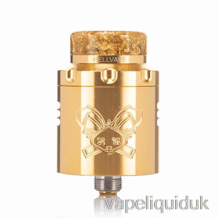 Hellvape DEAD RABBIT V3 24mm RDA Gold Vape Liquid